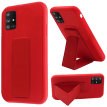 For Samsung A51 5G PC TPU Folding Magnetic Kickstand Works w/ Car Mount RED - £6.03 GBP