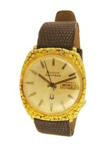 Authenticity Guarantee 
Bulova Accutron 14k Yellow Gold Vintage Watch I ... - $2,424.03