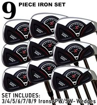 Extreme X7 High MOI +2 inch Over XL Big &amp; Tall Men&#39;s Complete 9-Piece Ir... - $445.45