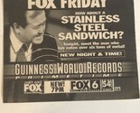 Guinness World Records Tv Guide Print Ad TPA11 - $5.93