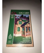 Log Cabin-How To Build-VHS #4044 Step By Step Video Instruction-RARE COL... - £111.04 GBP