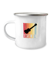 12oz Camper Mug Coffee Funny Retro Ukulele Uke Guitar Musical Instrument  - £19.77 GBP