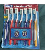 2004 Vintage Oral-B Complete Advantage Plus Soft Manual 7 Toothbrushes *... - $19.79