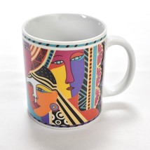 Laurel Burch Spirit Of Womankind 1995 Coffee Mug Cup Vintage Multicolor - $26.72