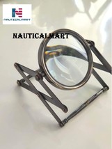 Nautical Brass Adjustable Channer Magnifying Glass Retro Desktop Tool Vintage Co - £71.14 GBP