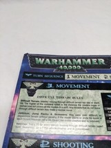 Warhammer 40K Turn Sequence Chart Players Guide - £7.00 GBP