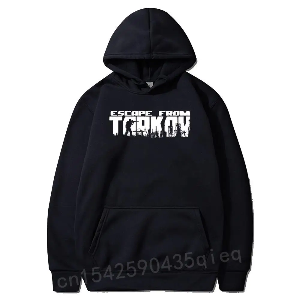 Escape From Tarkov Logo Hoodie Men Autumn Casual Tops Long Sleeve Happy New Year - £141.23 GBP