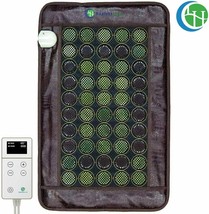 Far Infrared Tourmaline Electric Heating Pad Jade Therapy Mat 32x20 HealthyLine - £99.91 GBP