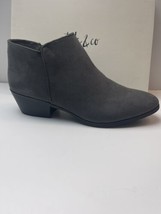 Style &amp; Co Wiley Ankle Booties Shoes Boots Gray Micro Size 7.5  M New In... - £12.57 GBP
