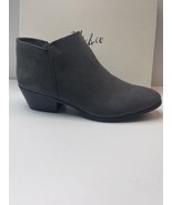 Style &amp; Co Wiley Ankle Booties Shoes Boots Gray Micro Size 7.5  M New In... - £12.61 GBP