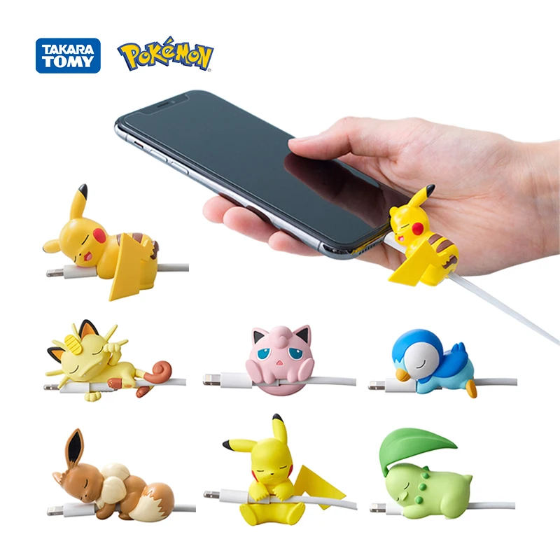 Pokemon Data Cable Protective Figures Cartoon Pikachu Phone Accessories Cable - £9.16 GBP