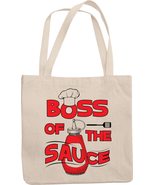 Make Your Mark Design Boss Of The Sauce. Cute And Sizzling Reusable Tote... - £17.31 GBP