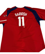 Texas RANGERS Yu DARVISH  Adidas MLB Jersey Red BASEBALL Womens XL 18-20... - £16.02 GBP