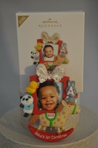 Hallmark Baby&#39;s 1st Christmas - Personalize Photo Rocking Horse - Ornament - £9.45 GBP