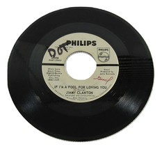 Jimmy Clanton 45rpm If I&#39;m A Fool For Loving You 1960&#39;s DJ Promo Philips - £14.66 GBP