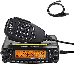 Th-9800 Quad Band 50W Cross-Band Mobile Car Ham Radio Black 5.5 X 1.58 X... - $370.99