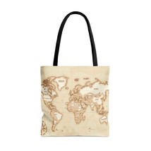 Tote Bag, World Map, Personalised/Non-Personalised Tote bag, 3 Sizes Available - £21.86 GBP+