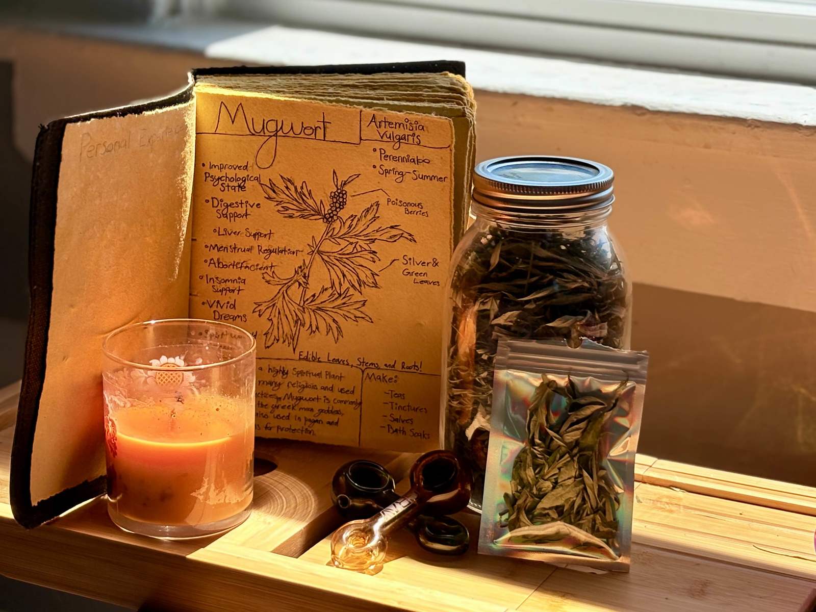 Fresh Dried Loose Leaf Mugwort! (Curated blends for Euphoric Teas and Sm... - $10.99