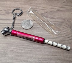 Red Tire Pressure Gauge Keyring Keychain - £5.45 GBP