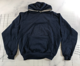 Vintage Champion Kapuzenpullover Herren Groß Marineblau Baumwollmischung... - $44.53