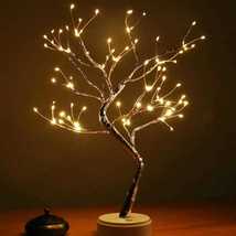 Aesthetic Tree Branch LED Night Lamp Bedroom Decoration Unique Home Cabinet Tabl - £134.44 GBP