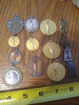 Lot Of 14 Vintage Golfing Medal Medallion Pendant - £11.00 GBP