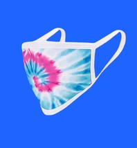 Beach Riot Face Mask NWT in Blue &amp; Pink Tie Dye - £11.83 GBP