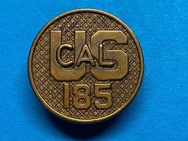 Circa 1919-1937, U.S. Army, California, 185th, Type Ii, Collar Disk, Gilt - £12.06 GBP