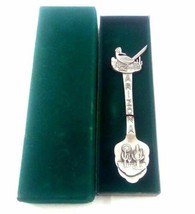 VTG Silver Spoon Quality Pewter Fine Gift Memento ARIZONA USA Roadrunner... - £6.45 GBP