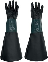 Rubber Sandblaster Gloves For Abrasive Blasting Be Used On Sandblast Cabinet - £24.76 GBP