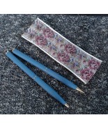 Vintage Sheaffer White Dot Blue Pen &amp; Pencil Set Made in USA Tested And ... - $27.15 CAD