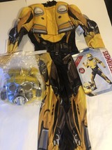Halloween Dress Up Transformers Bumblebee Costume Boys Jumpsuit Large 10... - £11.61 GBP
