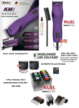 Wahl KM5 Ultimate Duty Purple Clipper KIT&amp;10,30 Blade&amp;Attachment Guide Comb Set - $399.99