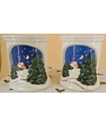 Handmade Candle Christmas Wax Warmer Snowscape - €16,54 EUR