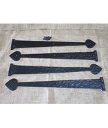 4 Garage Door Decorative Hardware Dummy Hinges 16&quot; Long Gate Decorative ... - $66.43 CAD