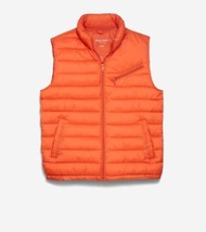 Cole Haan Burnt Orange Zip Front Quilted Men Vest XL - $59.00