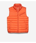 Cole Haan Burnt Orange Zip Front Quilted Men Vest XL - $59.00