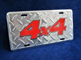 4x4 Dia Plt -*US MADE* - Embossed Metal License Plate Car Auto Truck RV ... - £10.20 GBP