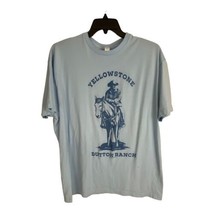 Yellowstone Womens Shirt Adult Size 2xl Blue Short Sleeve Dutton Ranch S... - $25.28
