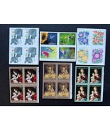 Six FRONTS from booklets - Forever Stamps - 24 stamps in all - $22.44