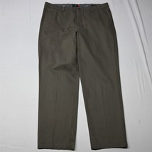 DOCKERS 38x32 Brown A5210 Signature Iron Free Khaki Stretch Mens Chino Pants - $17.99