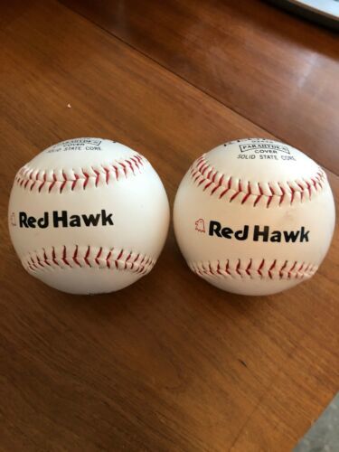 Lot of 2 Regent Red Hawk Softball  Model 02448 Parahyde Cover Solid State Core - $7.69