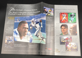 Vintage 1995 Fleer Flair Football Sell Sheet Promo Ad Flyer Poster Michael Irvin - £13.99 GBP