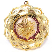 2010 Spiral Snowflake Danbury Mint Christmas Ornament 23k Gold Plated - £78.62 GBP