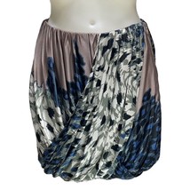 tibi Skirt Bubble Bottom Faux Wrap Multi Color Floral Mini Women&#39;s Size ... - £42.99 GBP