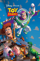 Toy Story Poster John Lasseter 1995 Movie Art Film Print Size 11x17 24x36 27x40" - $10.90+