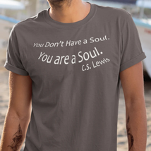 Next Level 3600 Soft Cotton Tee &quot;You Are a Soul&quot; White Font sp - $22.58+