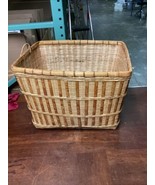 Large Wicker Basket - 16.5”x22”Lx17” - $19.79