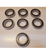 7 Quantity Deep Groove Radial Ball Bearings 6008RS DC3 SRI (7 Qty) - $39.99