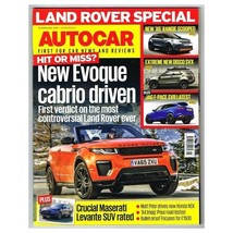 Autocar Magazine 16 March 2016 mbox2758 Hit or Miss New Evoque Cabrio driven - N - £3.94 GBP